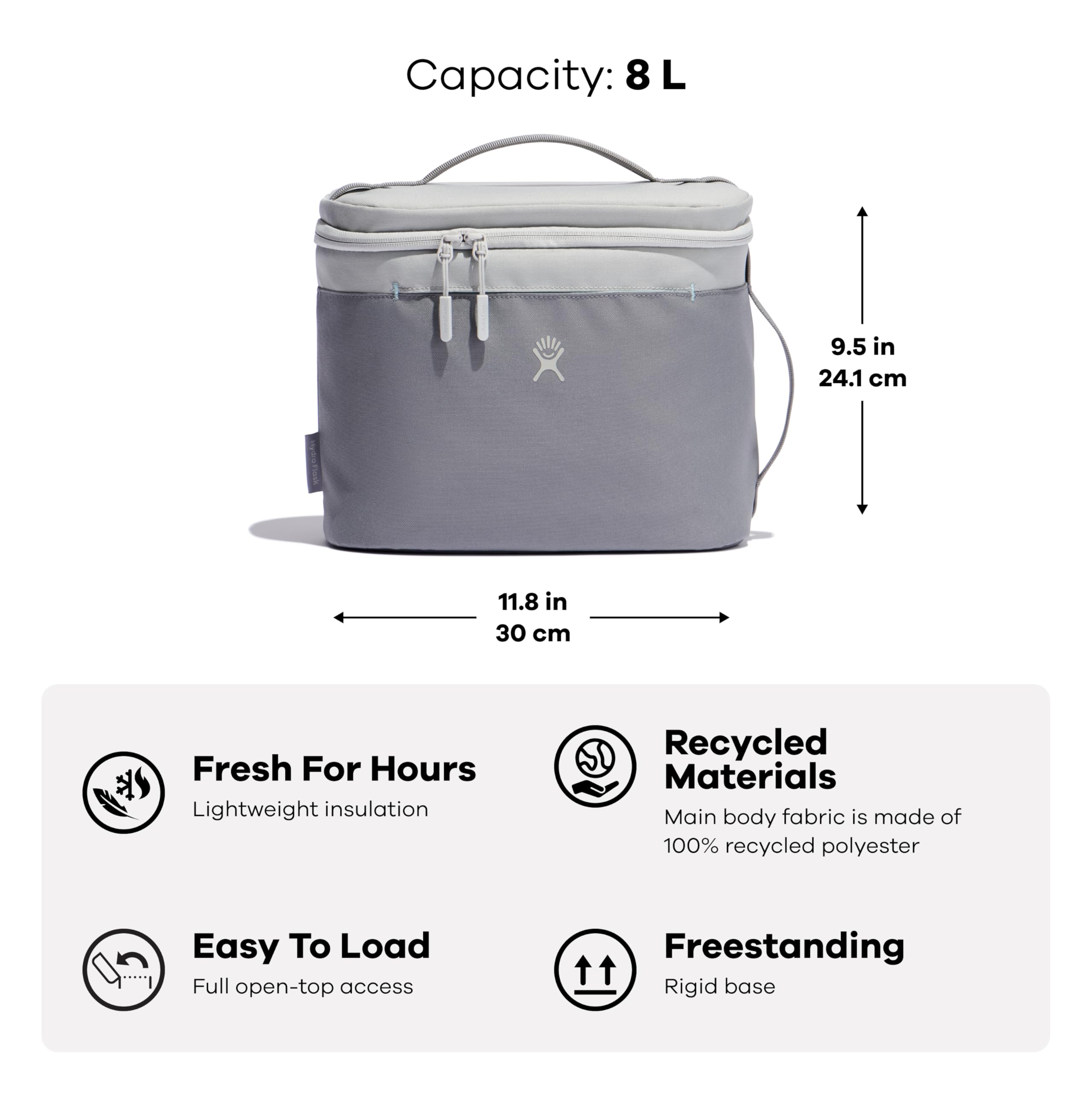 Hydro Flask lunch bag water-resistant exterior suits daily use