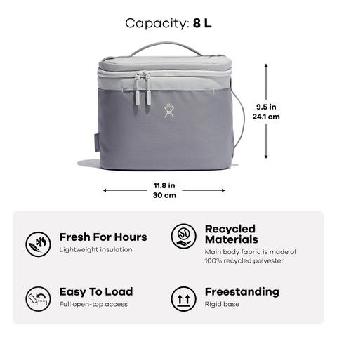 Hydro Flask lunch bag water-resistant exterior suits daily use