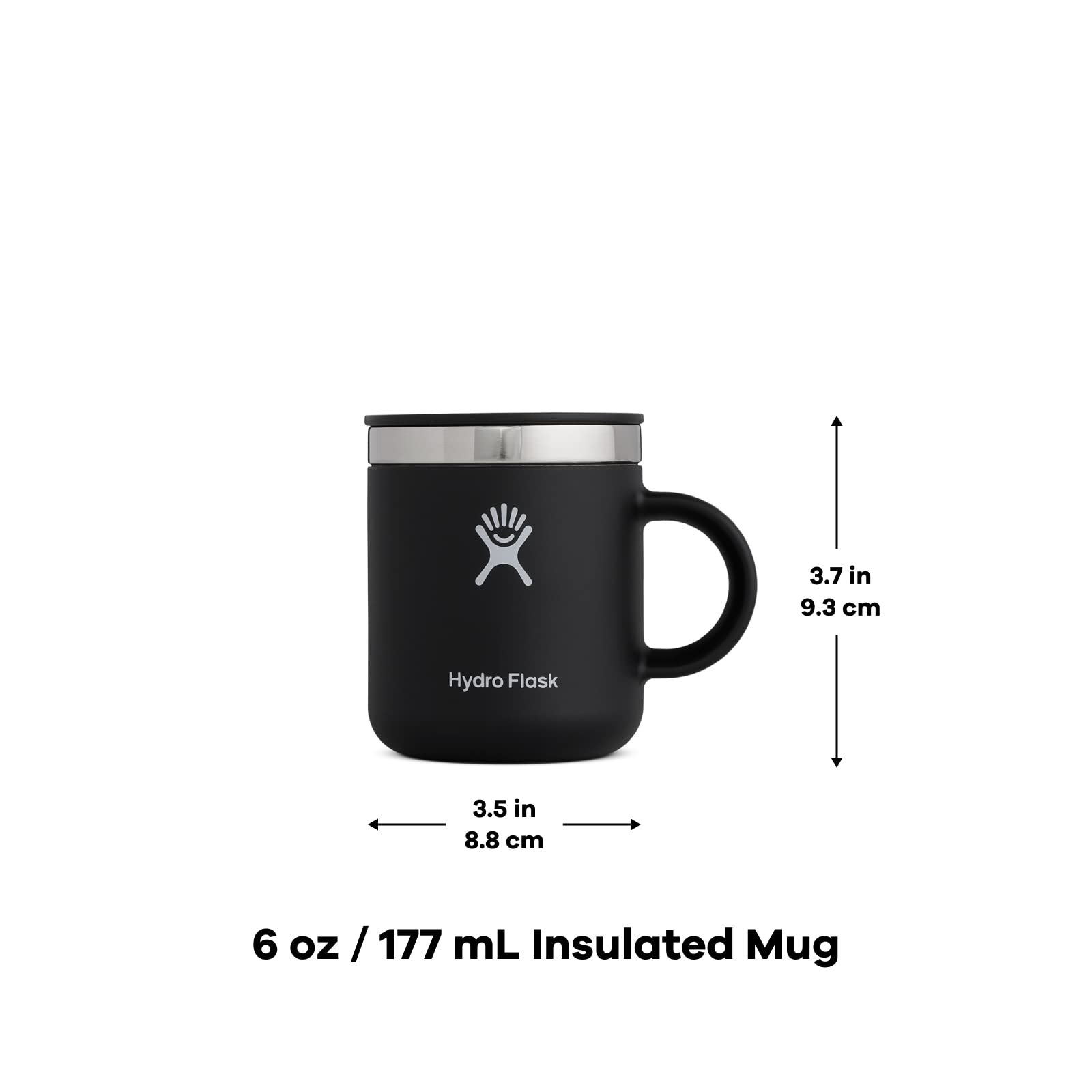 Hydro Flask Mug 6 oz design for compact, precise pours
