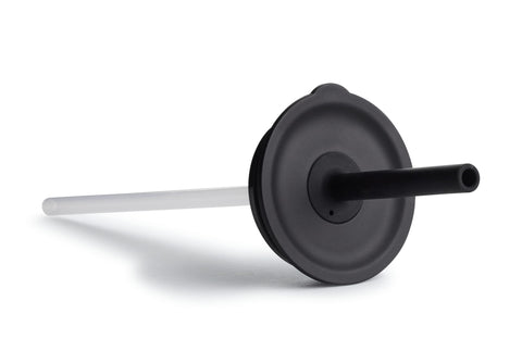 Hydro Flask press-in straw lid on 6 oz mug for spill-resistant sipping