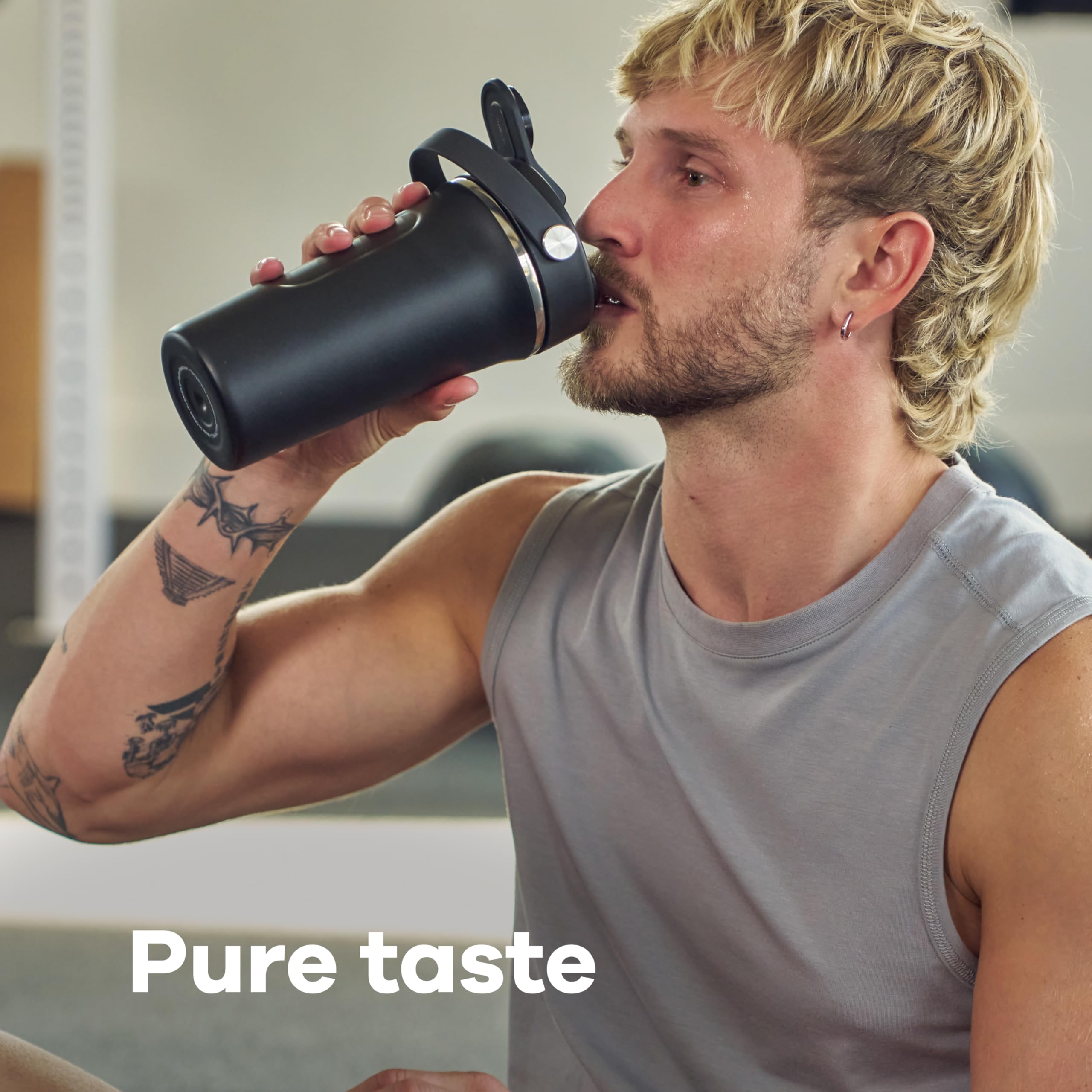 Dishwasher-safe Hydro Flask Shaker Bottle for easy cleaning