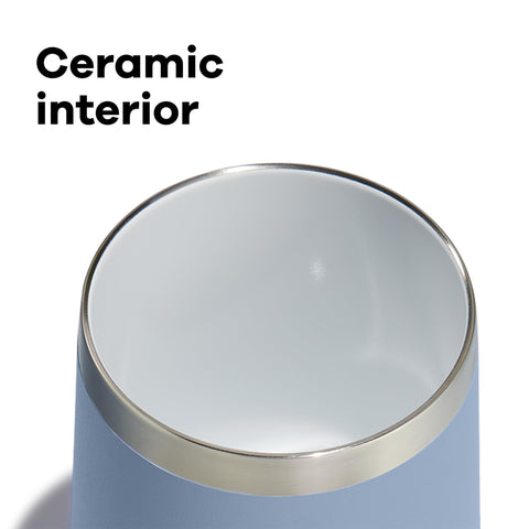 Hydro Flask TempShield double-wall insulation maintains temperature longer.