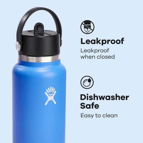 TempShield double-wall insulation keeps drinks cold longer in Hydro Flask.