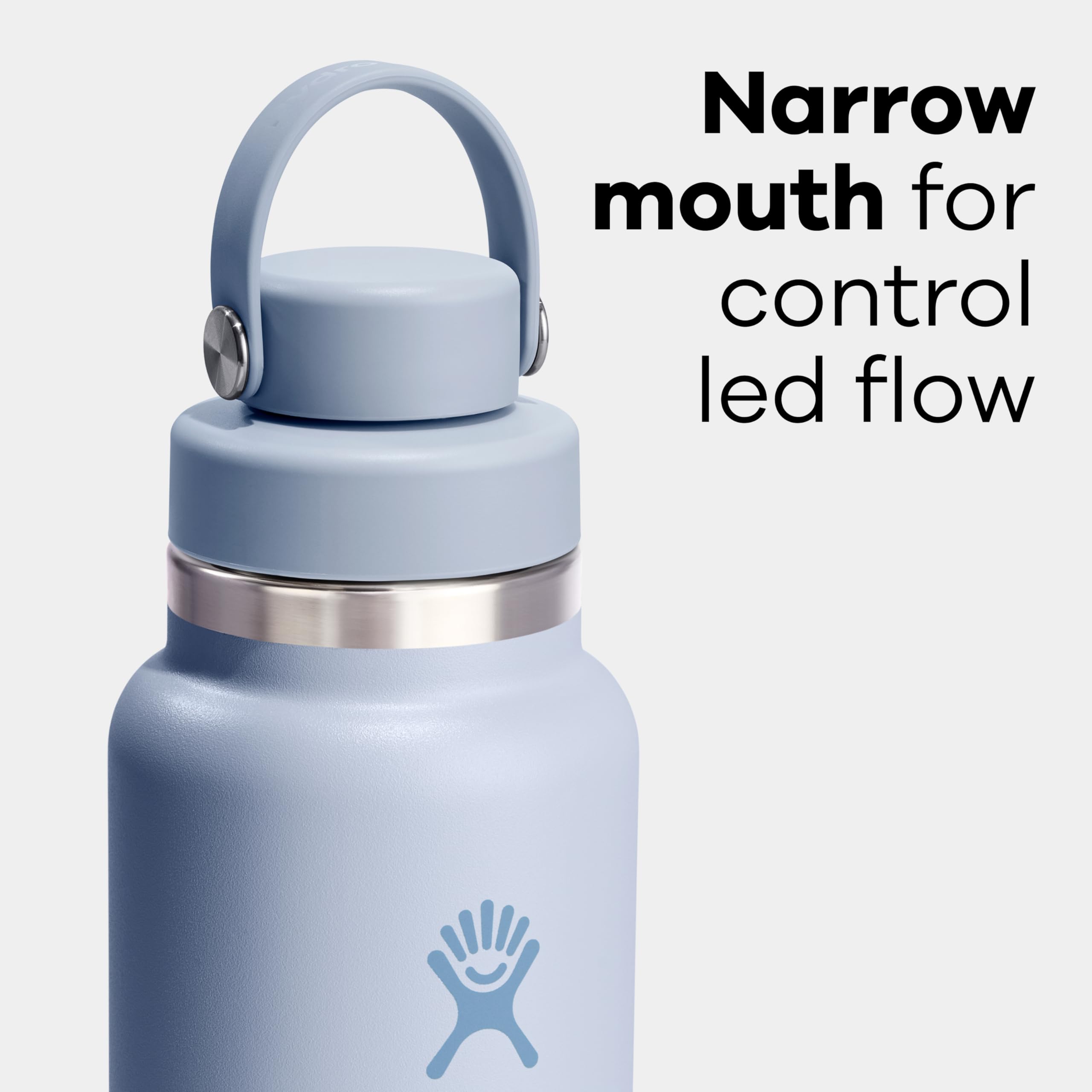 Hydro Flask insulated bottle with TempShield keeps beverages cold longer