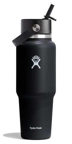 Hydro Flask Travel Bottle 32 oz in black for all-day cold drinks