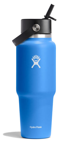 Hydro Flask travel bottle with cupholder fit for easy sips on the go.