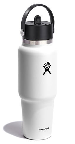 Hydro Flask Travel Bottle leakproof Flex Straw Cap prevents spills in transit.