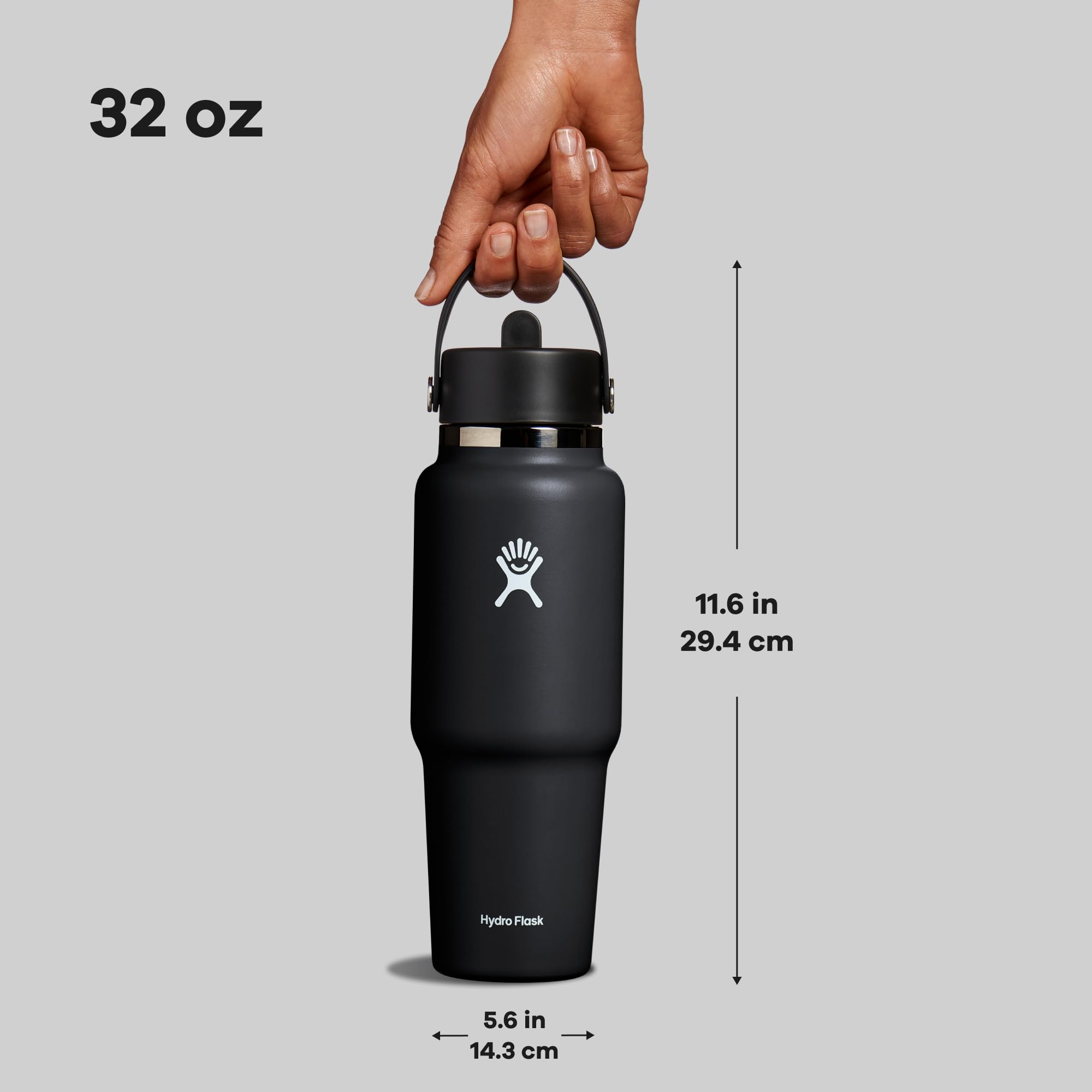 Hydro Flask double-wall vacuum insulation minimizes temperature changes