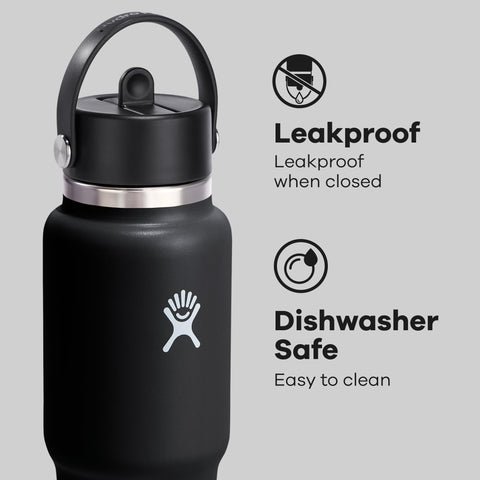Hydro Flask travel bottle leakproof cap keeps drinks sealed