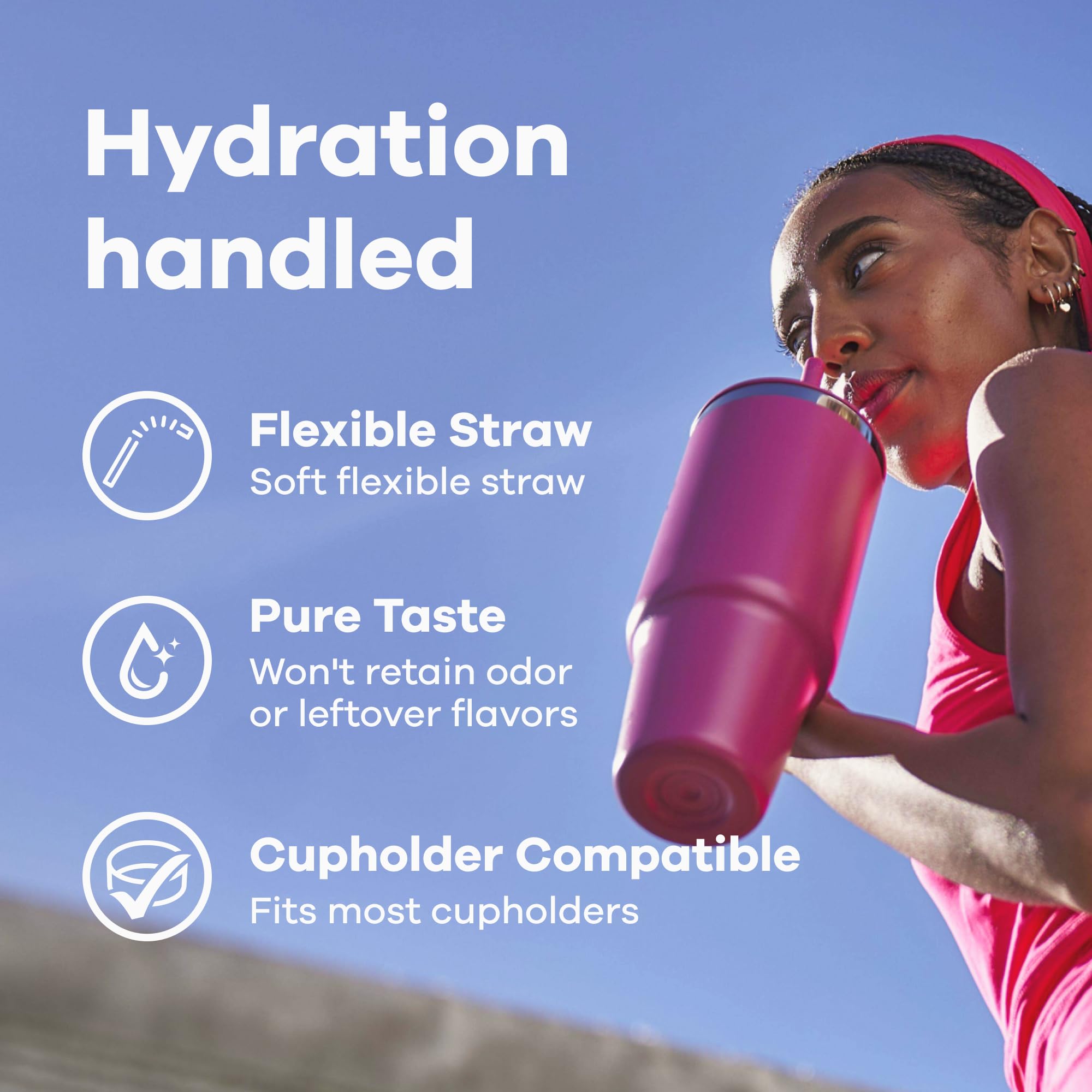 Hydro Flask Travel Tumbler 40 oz Aloe Green dishwasher-safe for quick cleanup