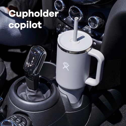 Hydro Flask travel tumbler lid and straw for leak resistant sipping