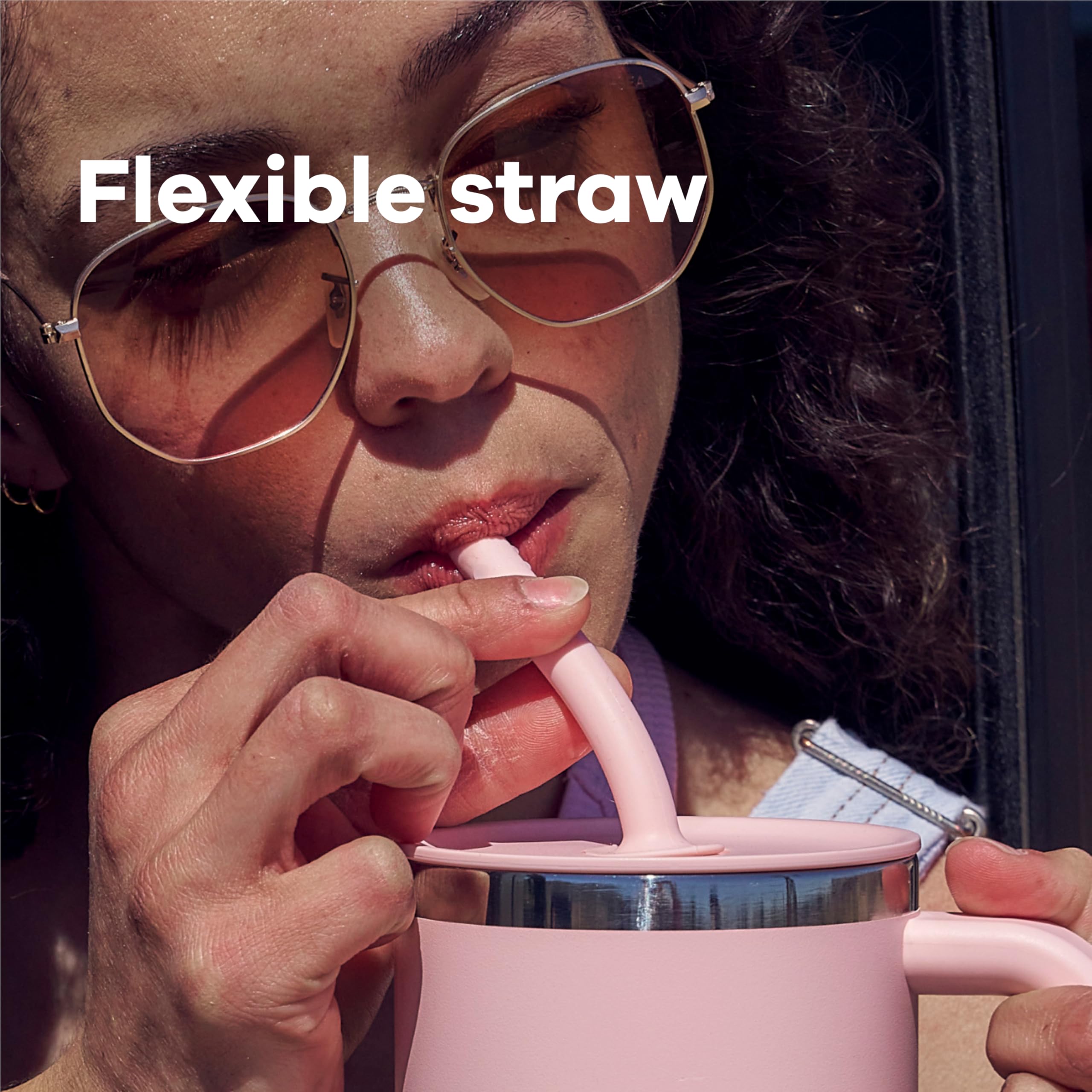 Hydro Flask reef pink 40 oz tumbler is dishwasher safe for quick cleanup