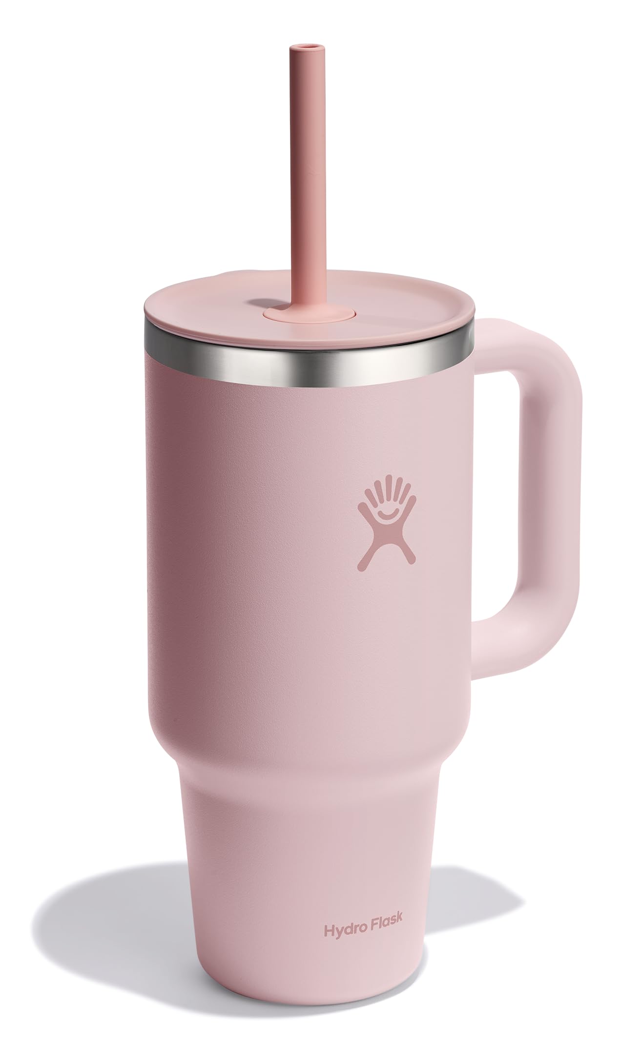 Flexible straw design on Hydro Flask promotes comfortable sipping during workouts.