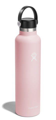 Hydro Flask Trillium Pink bottle showcasing color and portability