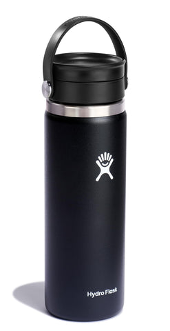 Hydro Flask wide mouth bottle showcasing TempShield insulation for hot or cold beverages.