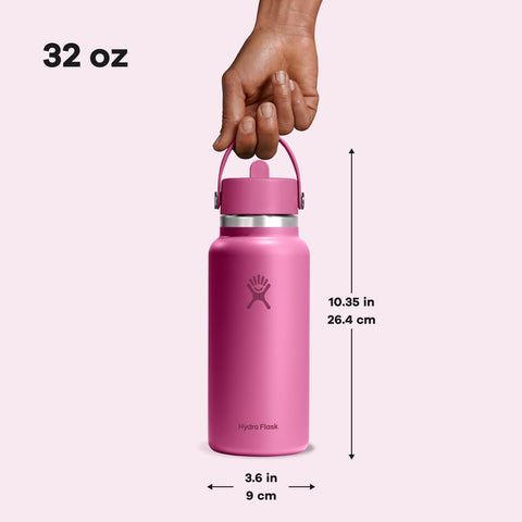 Hydro Flask wide mouth accommodates ice cubes for refreshing drinks