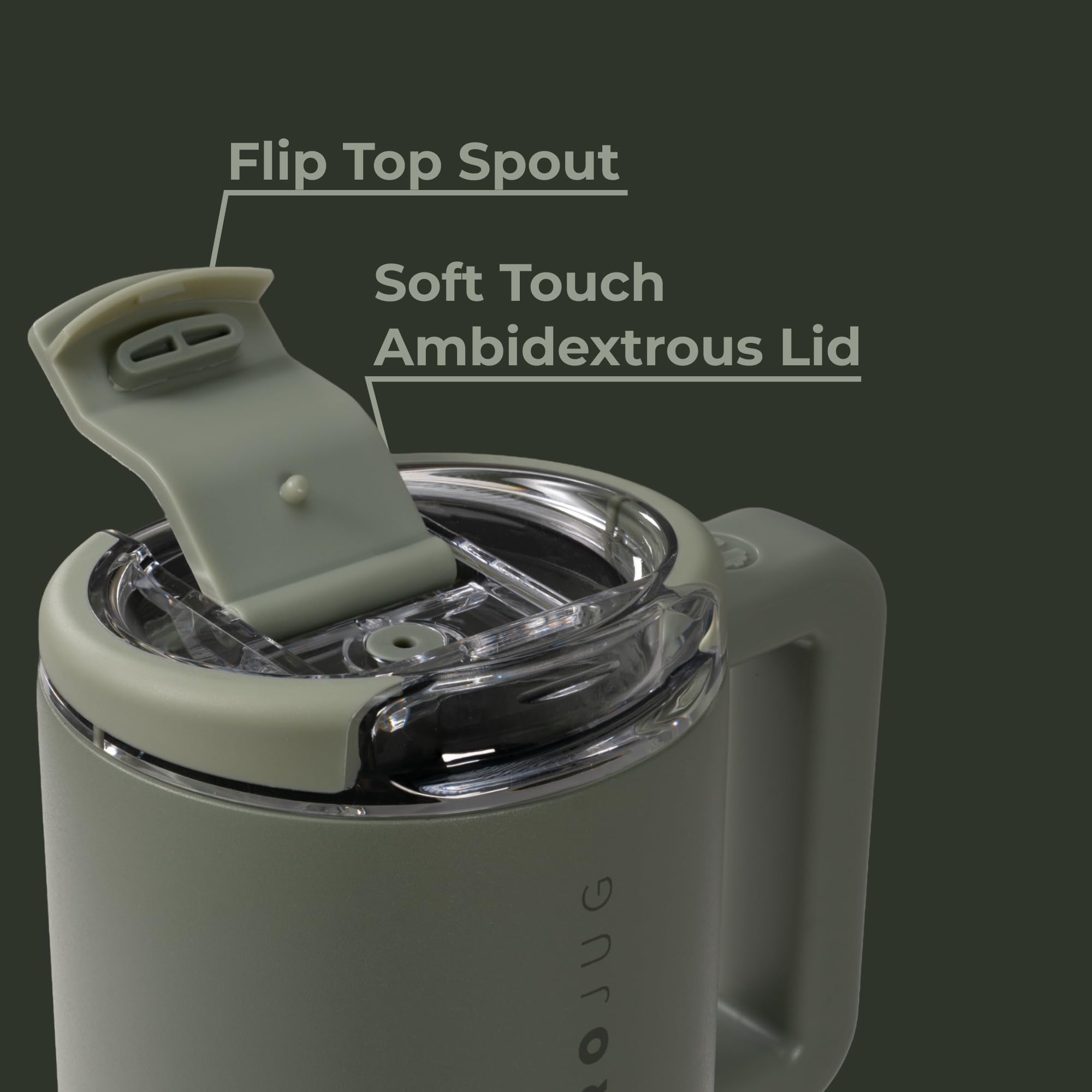 HydroJug Coffee Traveler fits most cup holders for easy commuting.