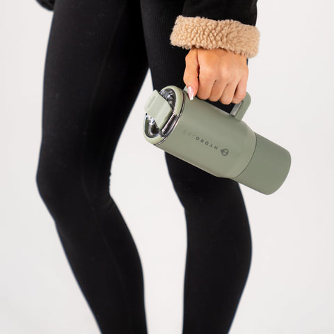 HydroJug Coffee Traveler BPA-free and dishwasher safe for simple cleanup.