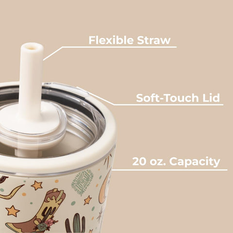 HydroJug Everyday Tumbler double-wall vacuum insulation keeps drinks hot or cold longer.