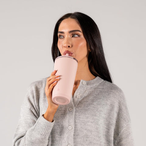 HydroJug Everyday Tumbler in dusty rose for stylish, reusable daily hydration.