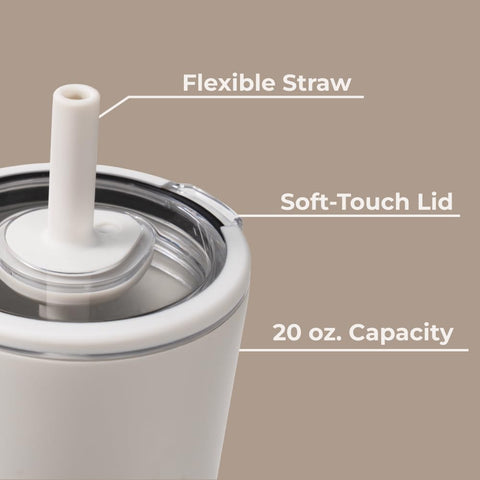 HydroJug Everyday Tumbler linen color suits daily use with modern style