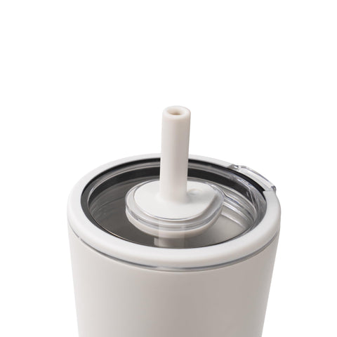 HydroJug Everyday Tumbler soft-touch lid enables easy sipping at your desk or in transit