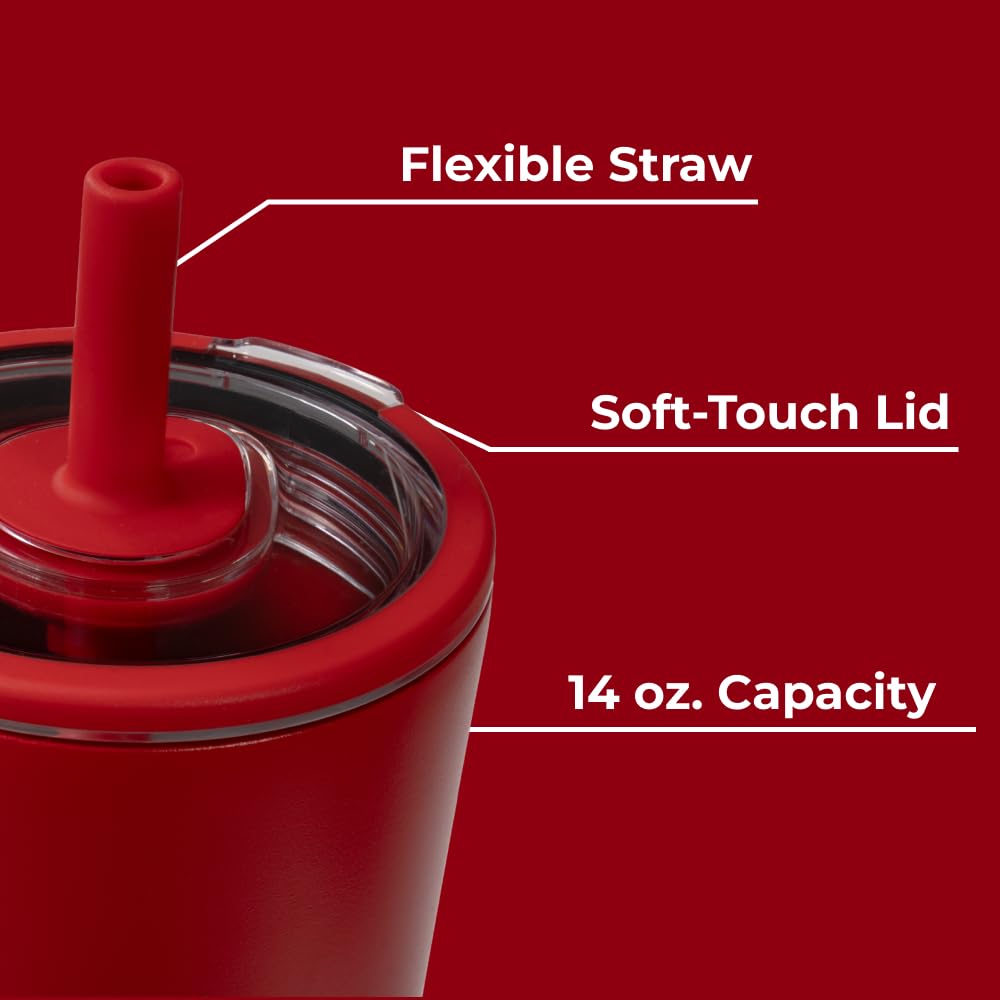 HydroJug Everyday Tumbler straw supports easy sipping at desk or in transit