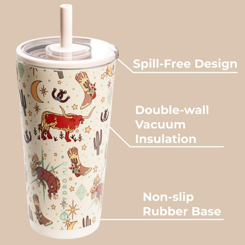 HydroJug Everyday Tumbler slim base fits most car cup holders for commute convenience.