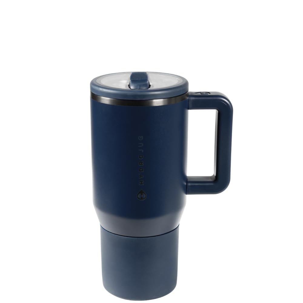 HydroJug Kids 20oz bottle with flip straw, ideal for school hydration.