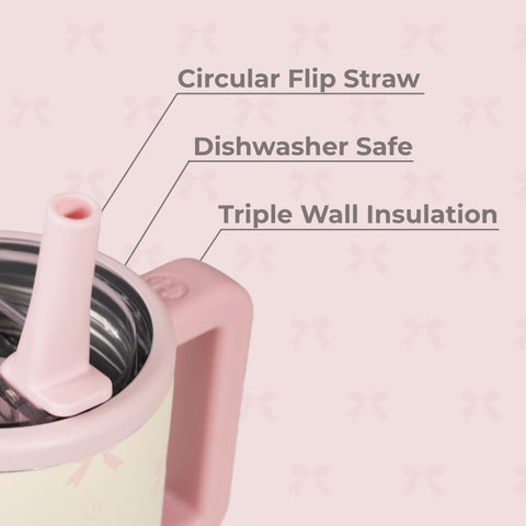 Durable HydroJug Kids 20oz stainless steel bottle built to withstand rough play.