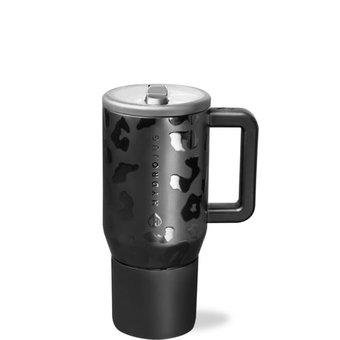 HydroJug Kids bottle with flip straw and handle for easy sipping on the go.