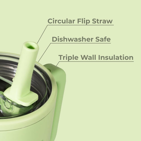 HydroJug kids leak-proof lid prevents spills in backpacks.