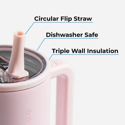 HydroJug Kids leak-proof lid prevents mess in backpacks during travel.
