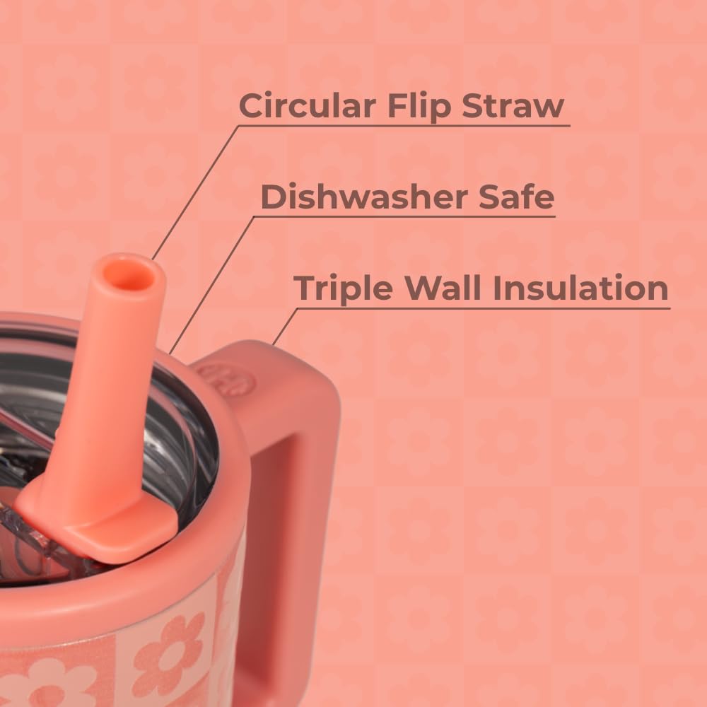 HydroJug Kids bottle with soft-handle, easy to carry during activities.