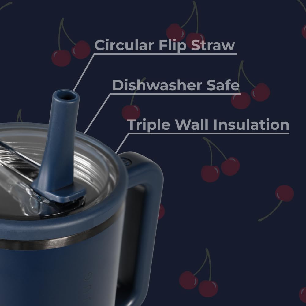 HydroJug Kids soft-touch handle for easy carrying during sports.