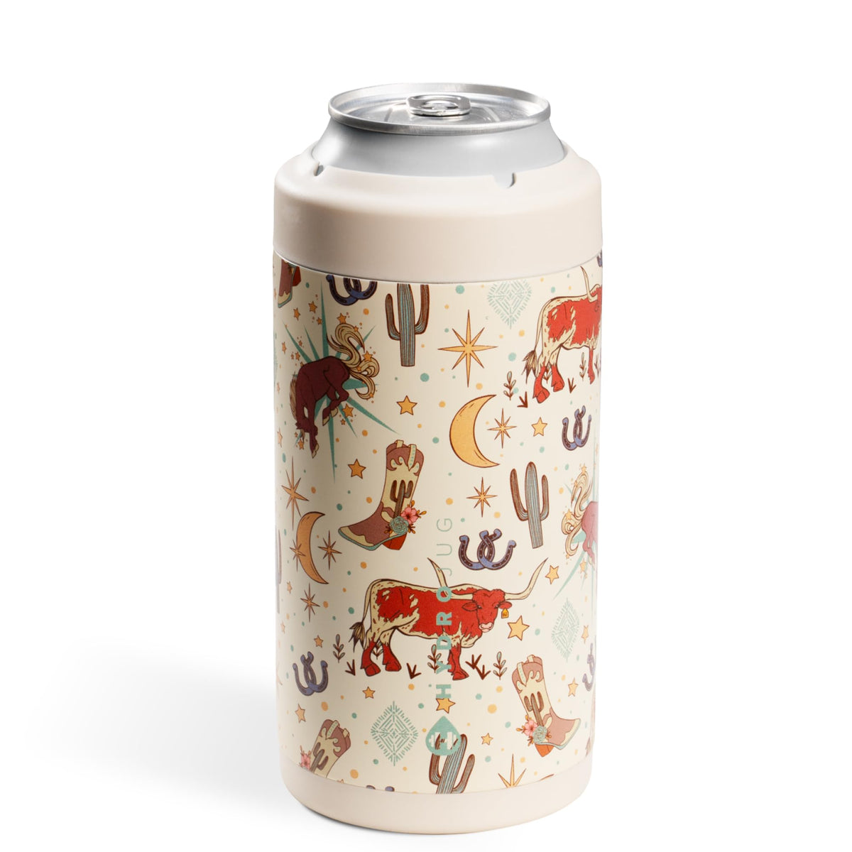 HydroJug Rodeo insulated 16oz can cooler keeps drinks cold and hands dry