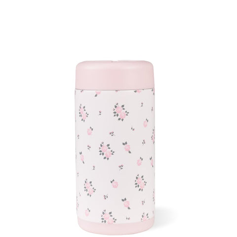 HydroJug Slim Can Cooler with twist lid secures your can during travel and activities.