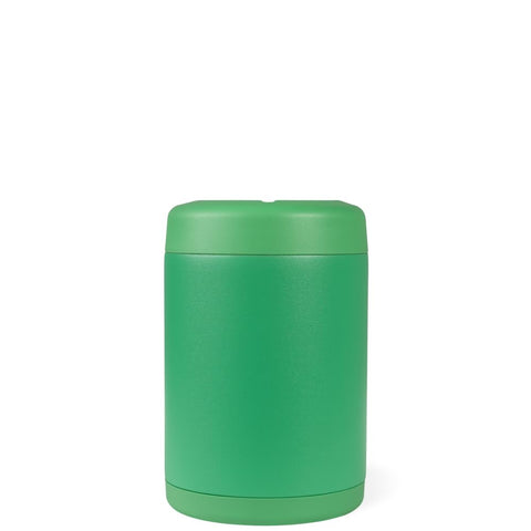HydroJug can cooler Clover lid close-up shows secure screw-top for spill resistance