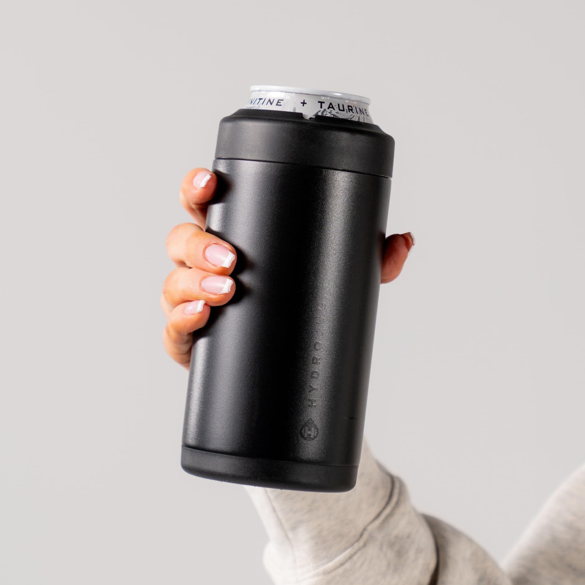 HydroJug dishwasher-safe can cooler for easy cleanup after gatherings