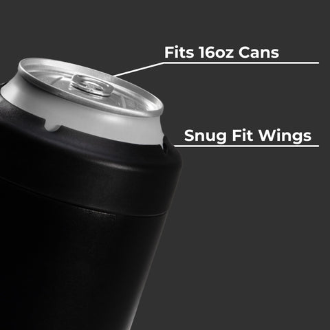 HydroJug in-use at the beach with sleek black design for casual events