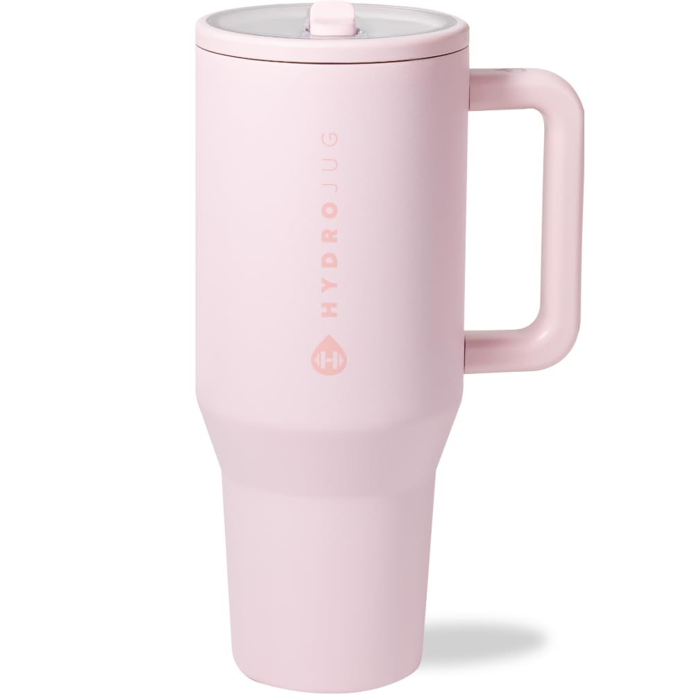 HydroJug Traveler 40oz bottle with handle for on the go hydration.
