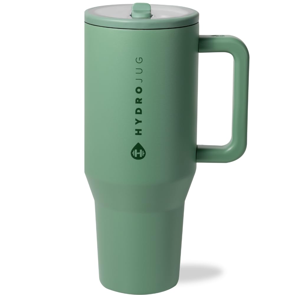 HydroJug Traveler with ambidextrous lid for easy use during workouts