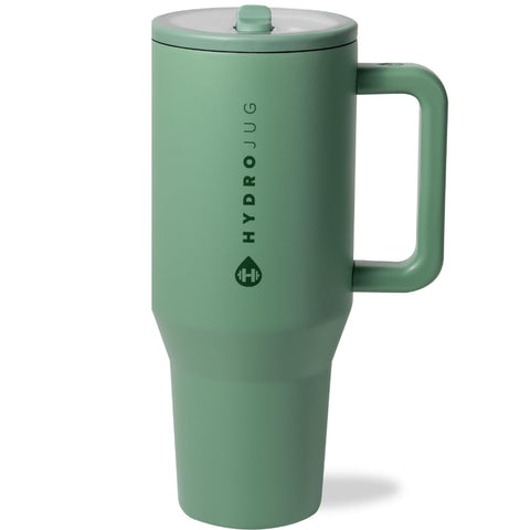 HydroJug Traveler with ambidextrous lid for easy use during workouts