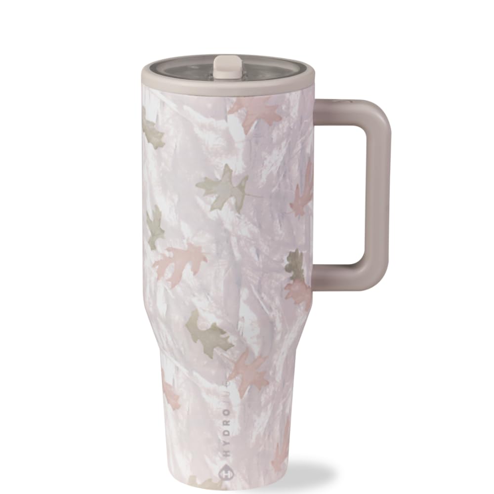 HydroJug Traveler bottle with handle for easy one-handed carrying.