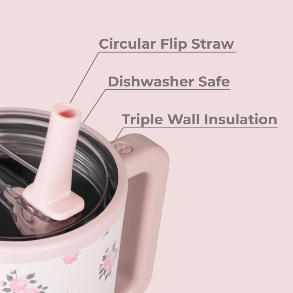 HydroJug Traveler in car cup holder demonstrates travel-friendly design.