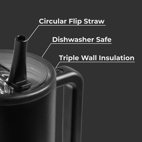 HydroJug Traveler fits car cup holders for compact travel hydration.