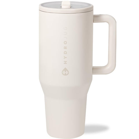 HydroJug Traveler with handle and flip straw for easy on-the-go sipping