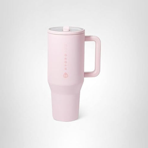 HydroJug Traveler pink sand color adds active style.