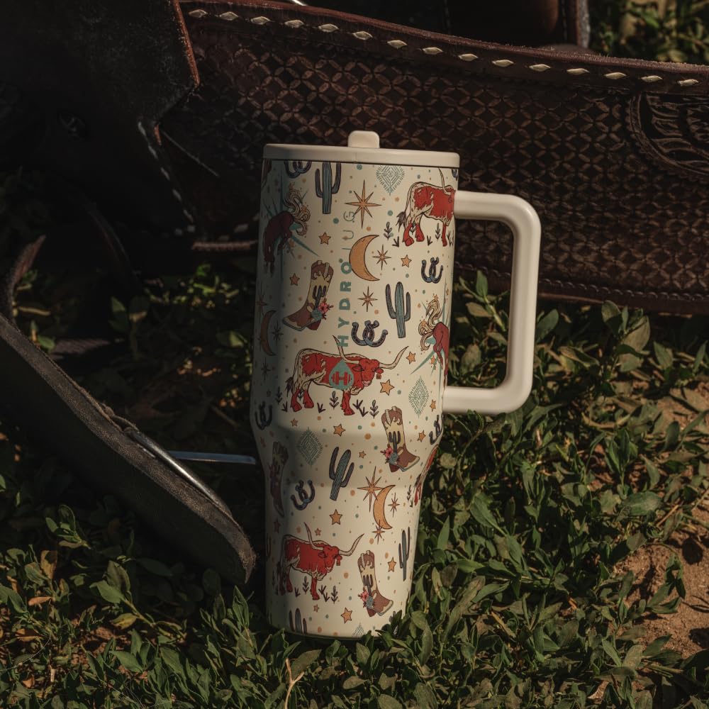 HydroJug Traveler triple-wall insulation keeps beverages hot or cold for hours.