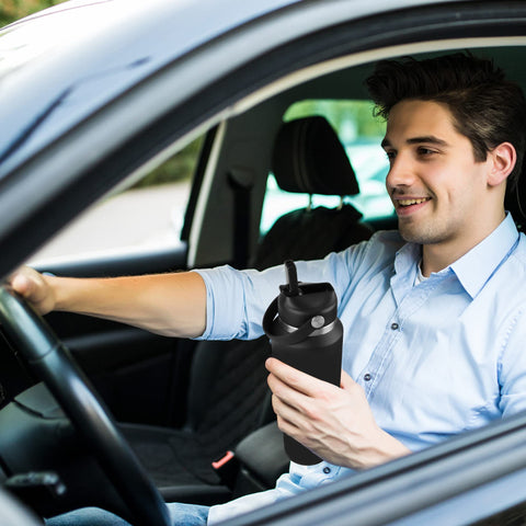 HYDROWION 40oz bottle exterior texture in 18/8 stainless steel